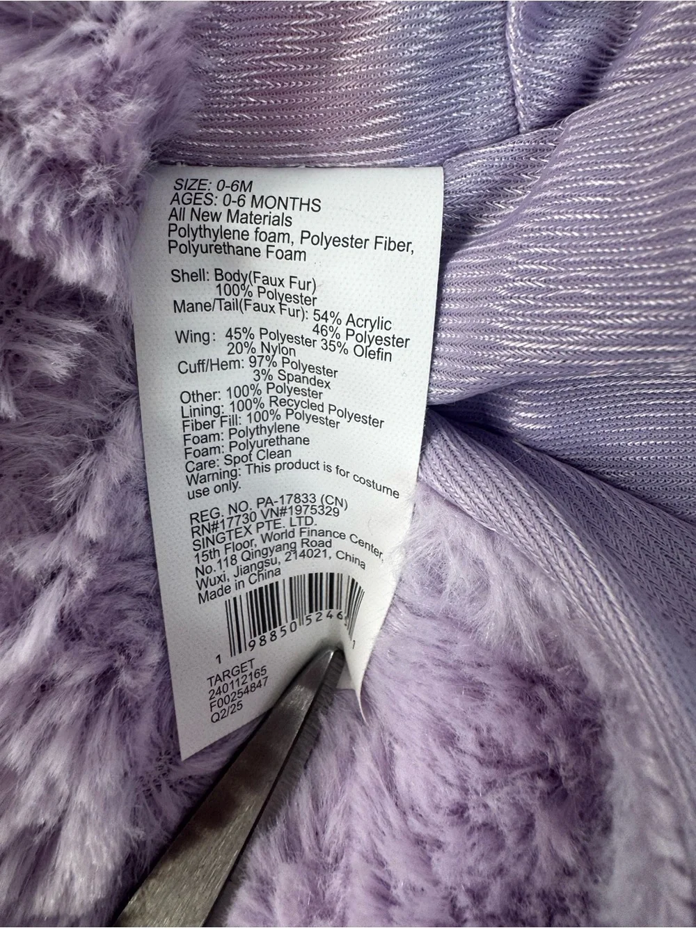 Plush Purple Unicorn Hoodie for Kids - Soft Fuzzy Costume Jacket